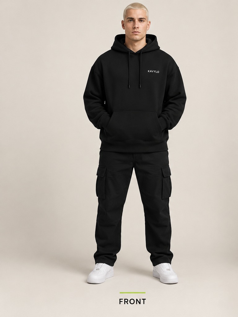 KAVYLO WEAR PH-04 Every Rep. Every Meal. Every Step. – Pullover Hoodies, Devant (Concept de design)
