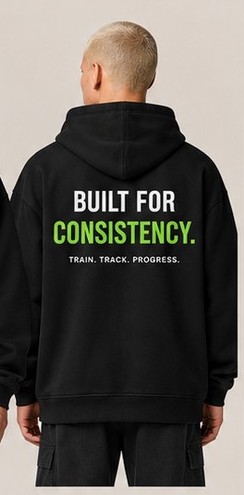 KAVYLO WEAR ZH-01 Built for Consistency. – Zip Hoodies, Dos (Concept de design)